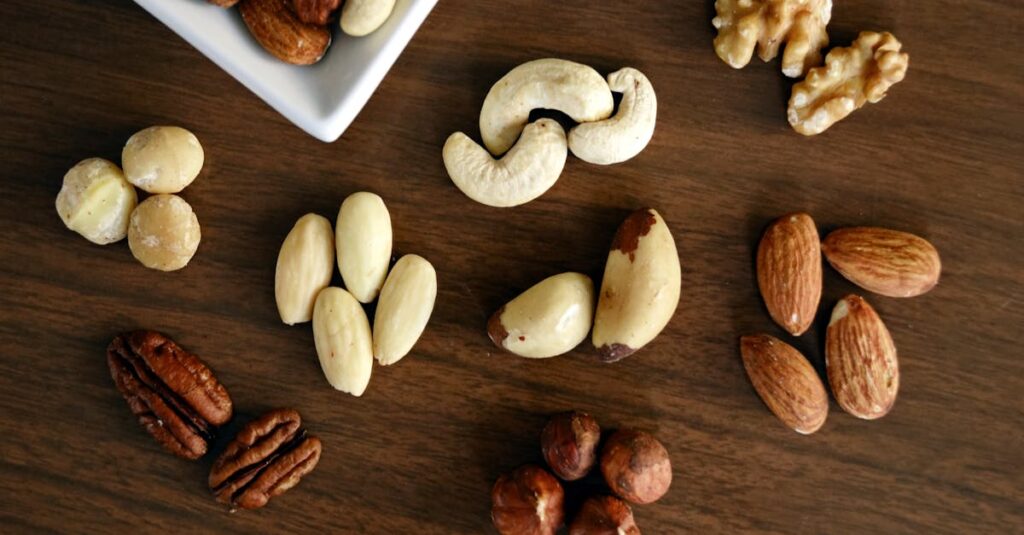Nuts and Seeds Nutrition Facts and RDA Table