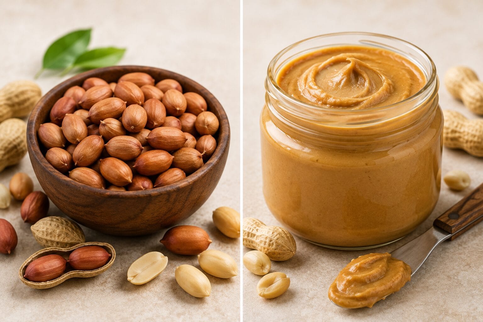peanuts vs peanut butter which is healthier