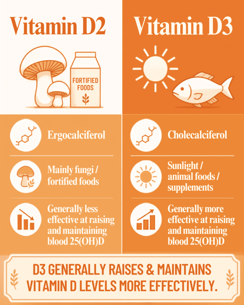 Vitamin D2 vs D3